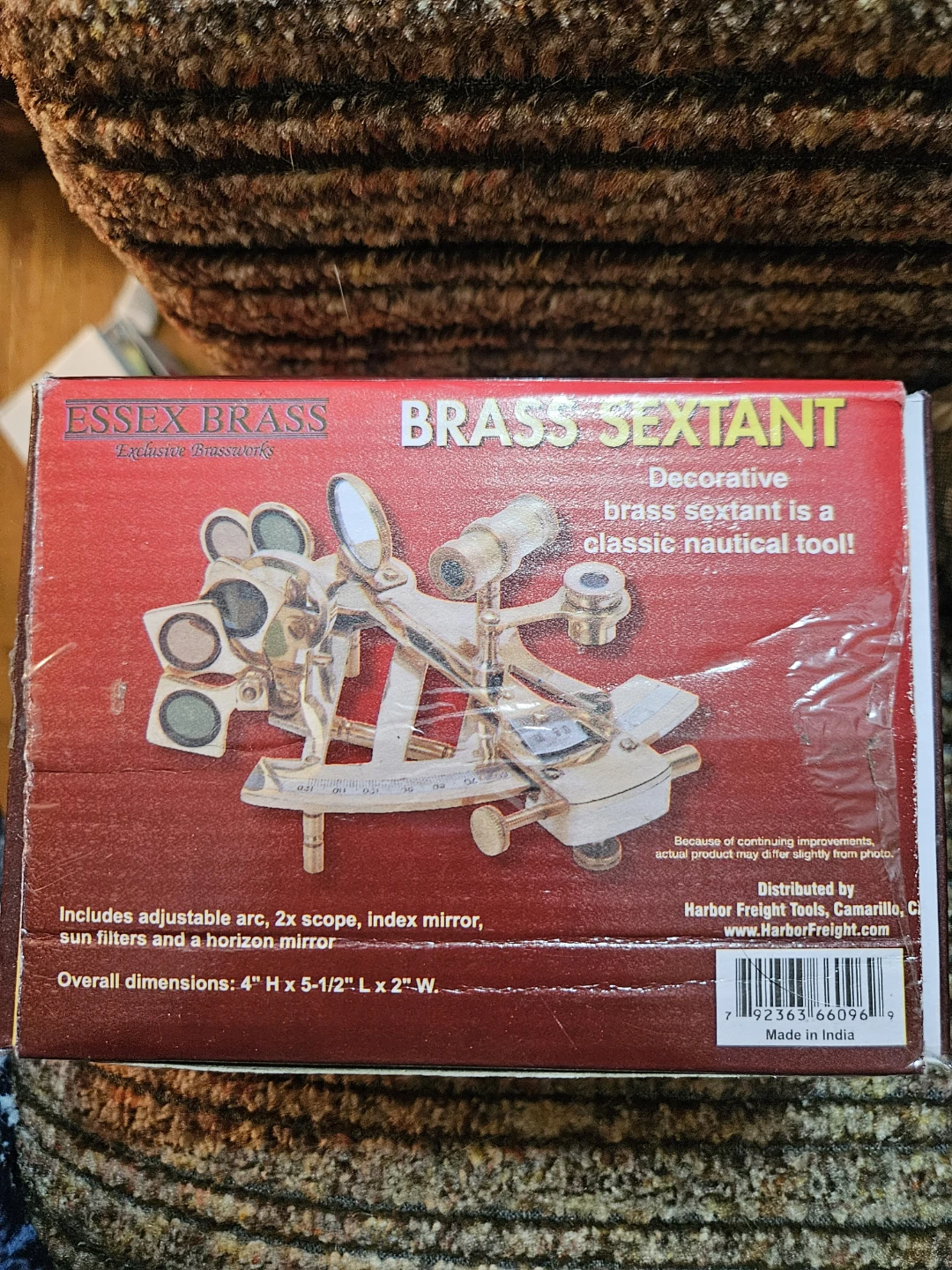 Essex Brass Sextant Model 66096
