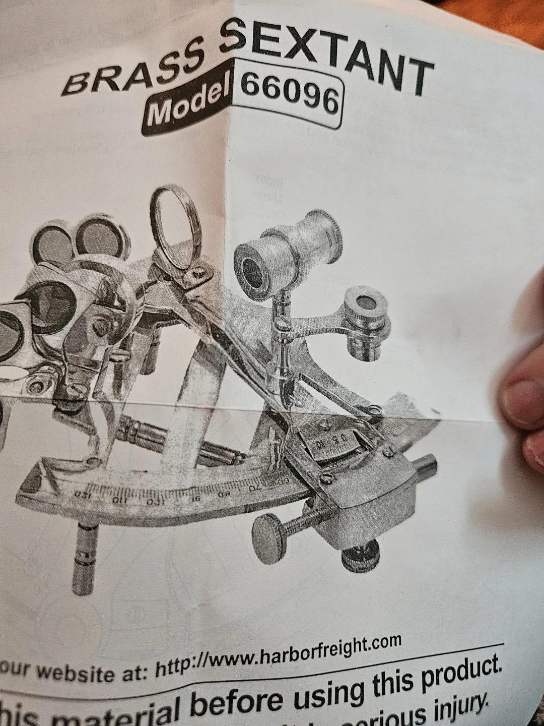 Essex Brass Sextant Model 66096 - photo 2