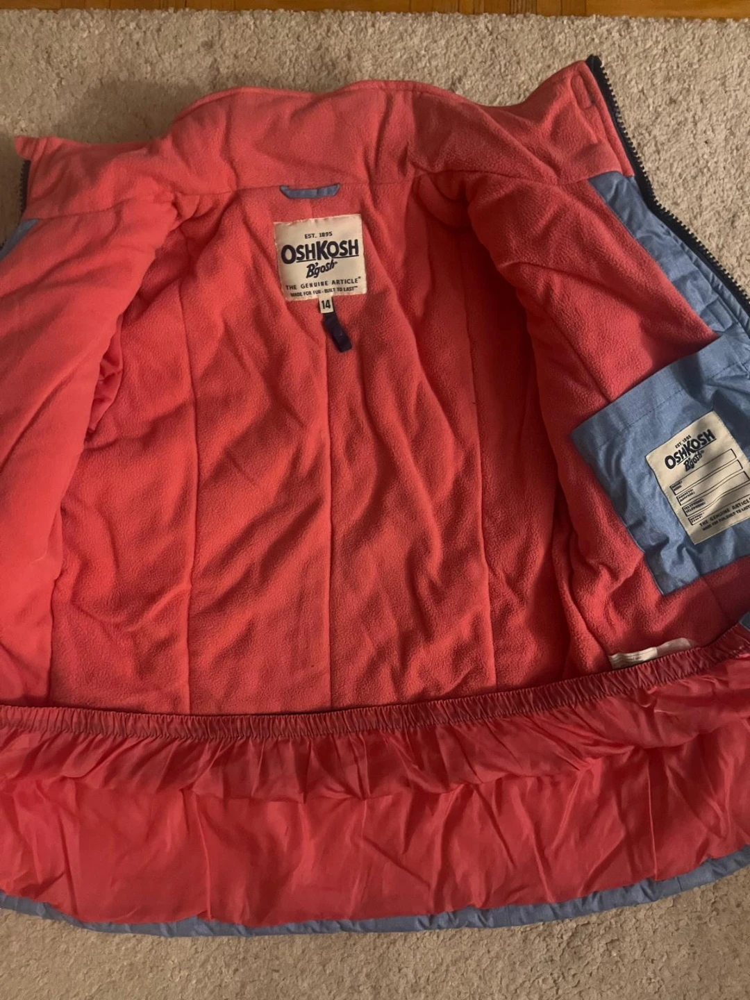 OshKosh B'gosh Snowsuit, Size 14 - photo 3