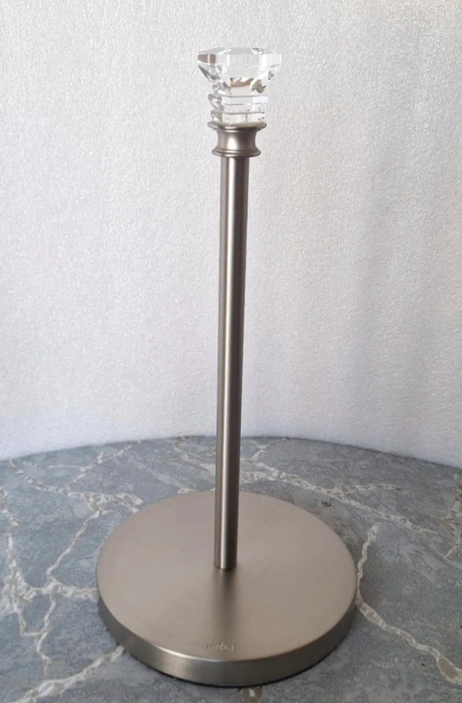 Umbra Crystal Nickel Paper Towel Holder