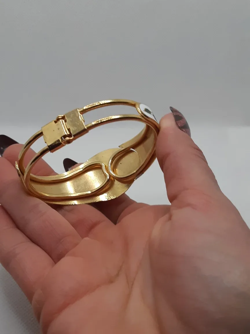 Vintage Unicorn Cloisonné Rare Multicolor Enamel Bracelet image indicator(2)