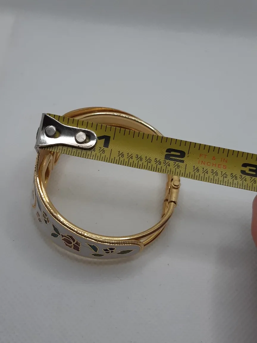 Vintage Unicorn Cloisonné Rare Multicolor Enamel Bracelet image indicator(6)