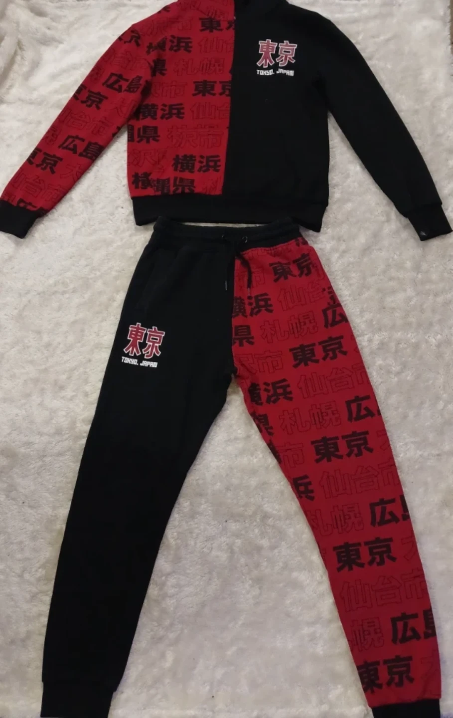 Tokyo Japan Tracksuit - Red & Black - photo 2