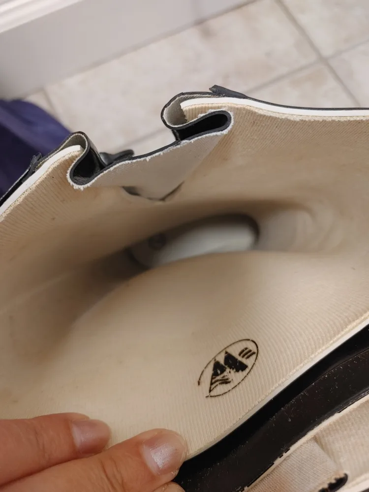 Women's Black & White Plaid Rain Boots size 7 image indicator(9)