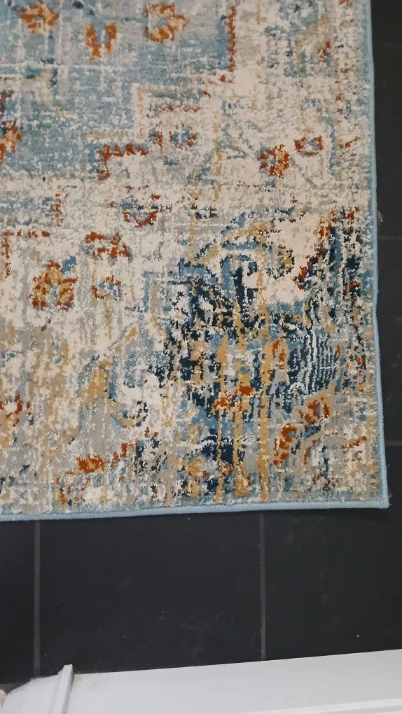 Patterned Area Rug - Blue/Beige image indicator(4)