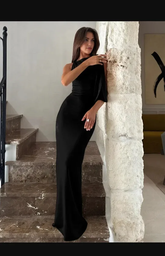 Commense Beloved Knotted Sleeveless Long Dress image indicator(2)