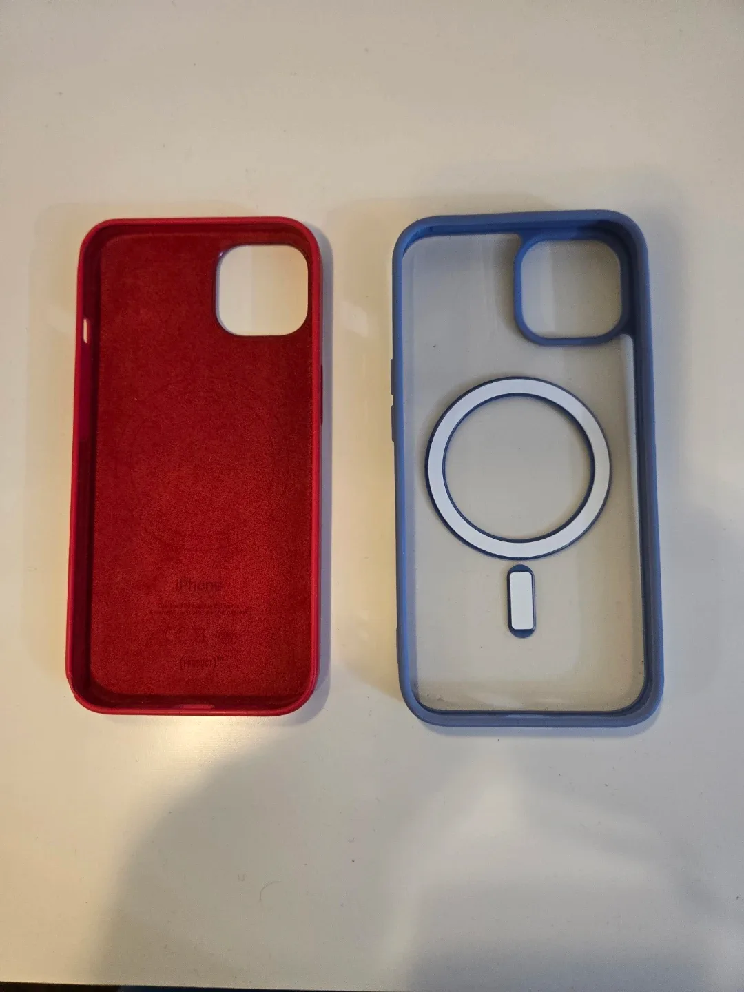 Apple iPhone Cases - Red & Blue