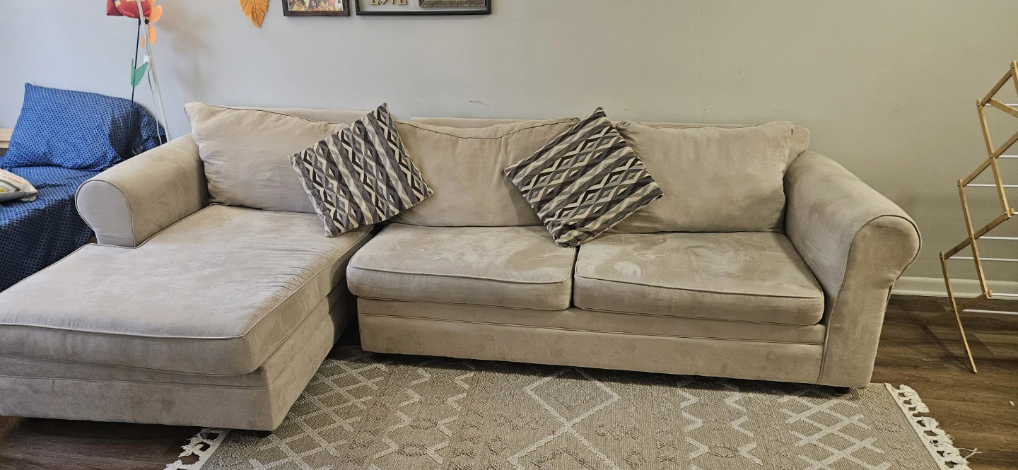 Sleeper Sofa with Chaise Lounge - photo 4