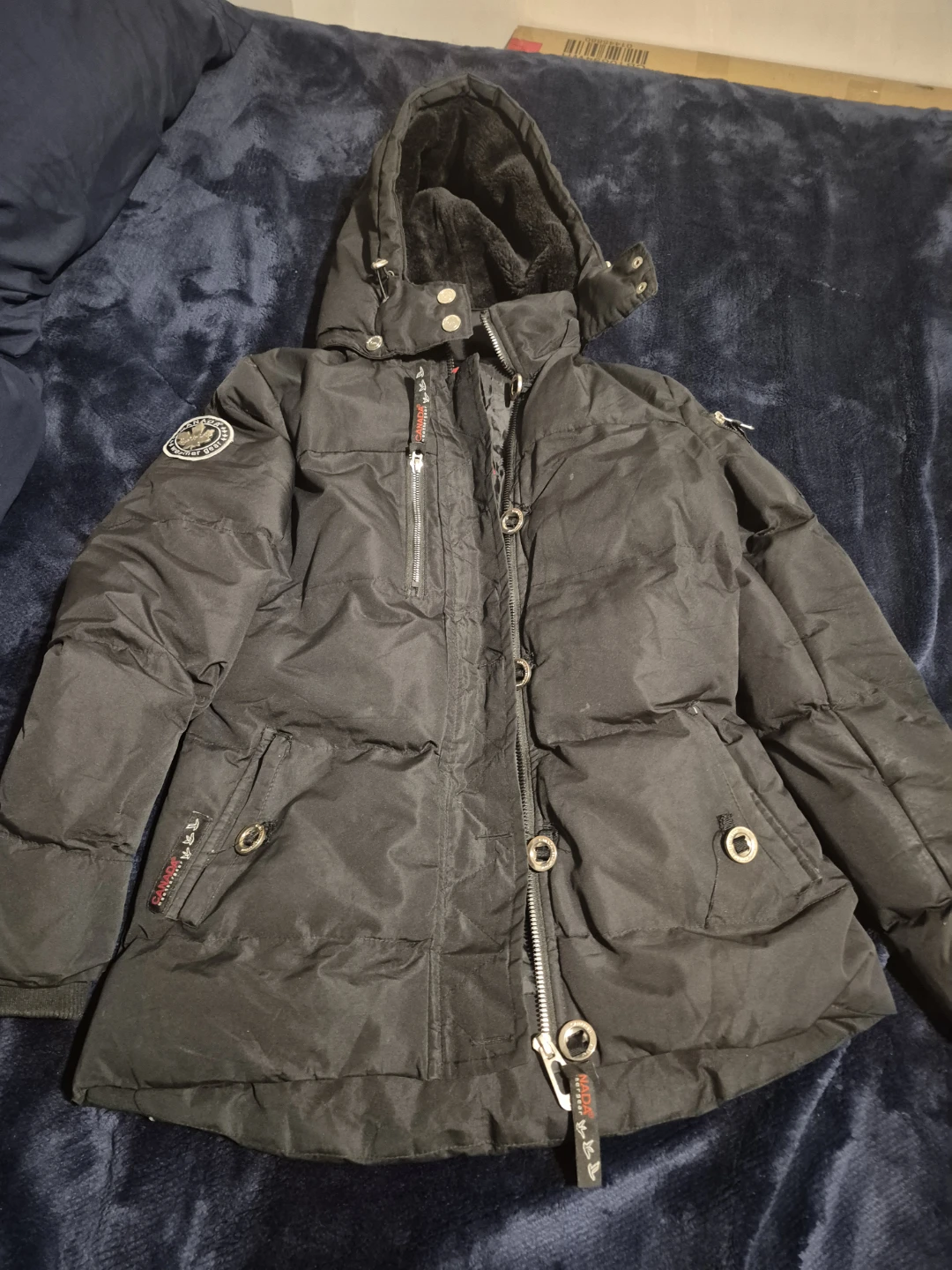Canada Weathergear Black Winter Jacket - Size S/P