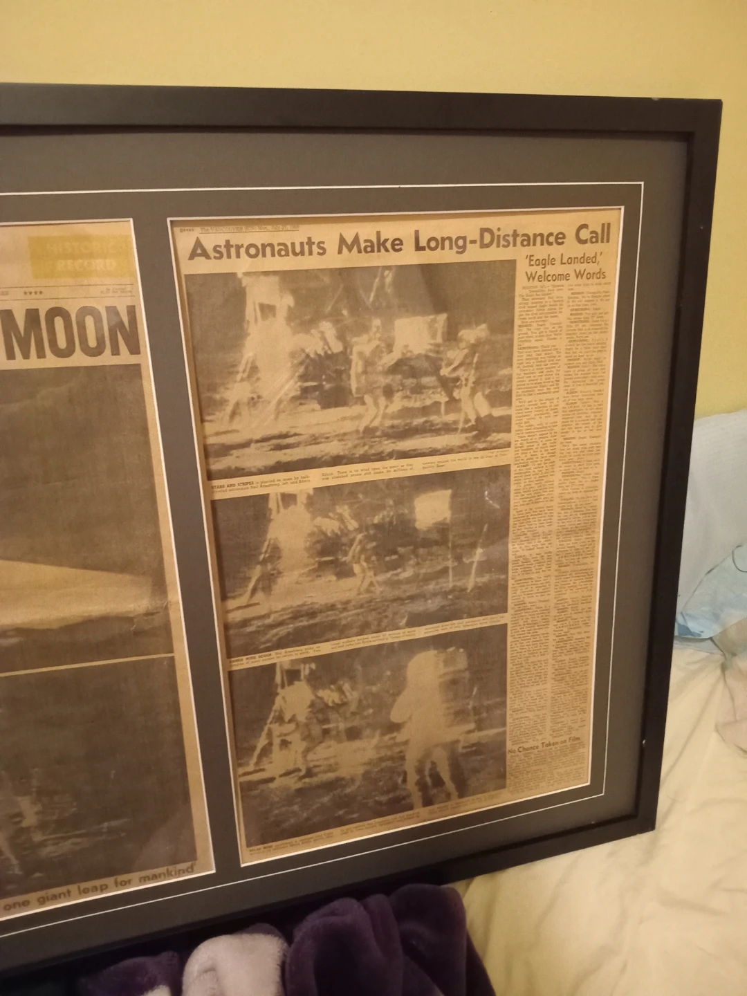 Man on Moon Vancouver Sun Newspaper - photo 3