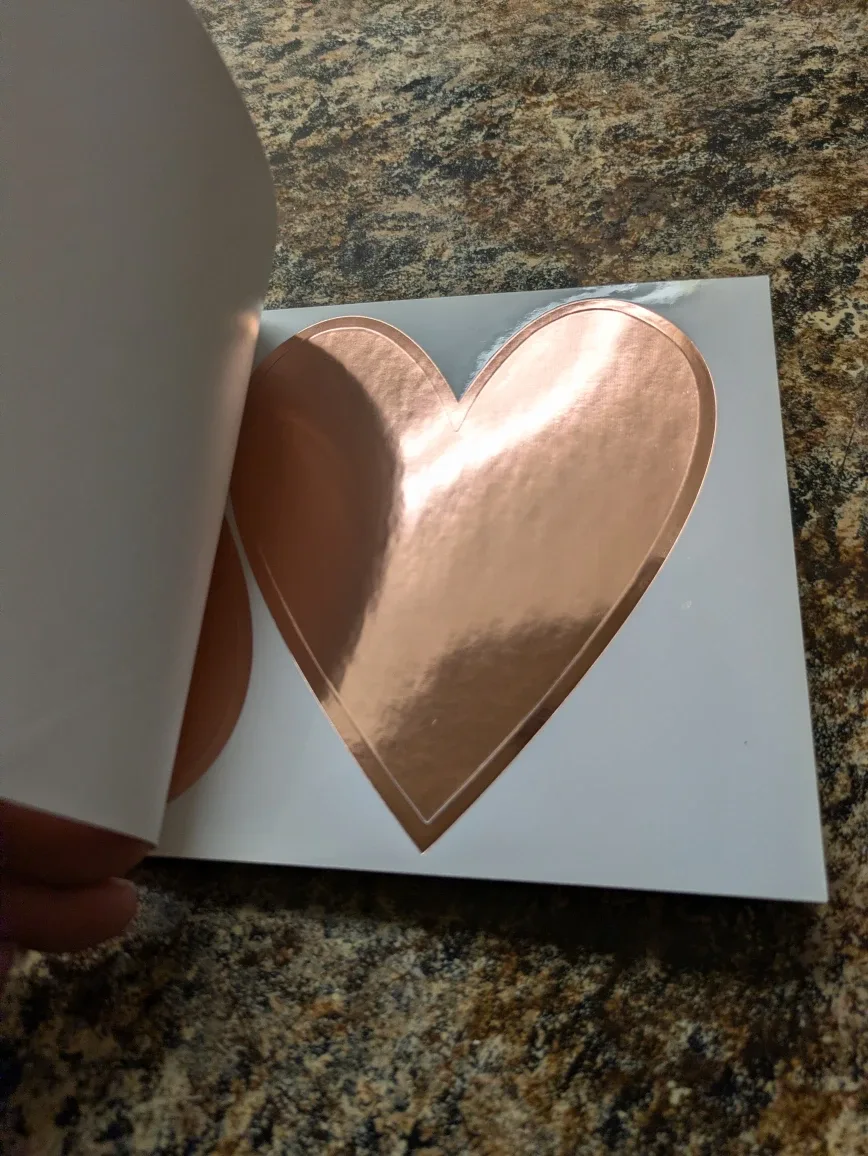 Home Wall Decal Patterns - Heart Foil Decals #cleanout image indicator(3)