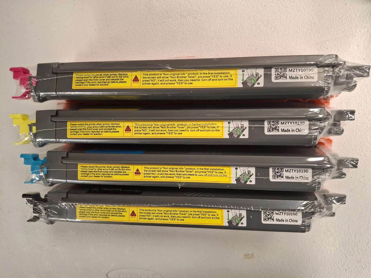 TN229XL Toner Cartridge 4Pack Brother HL-L3280CDW MFC-L3780CDW - photo 5