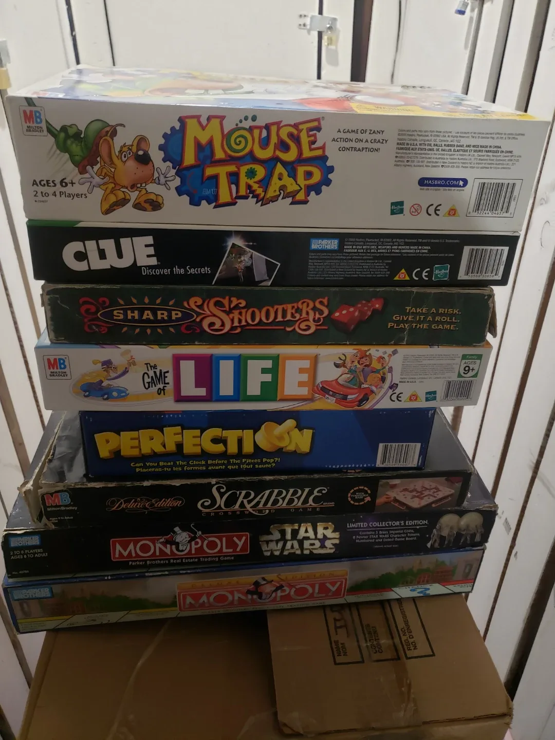 Deluxe Edition Scrabble & Perfection Board Games