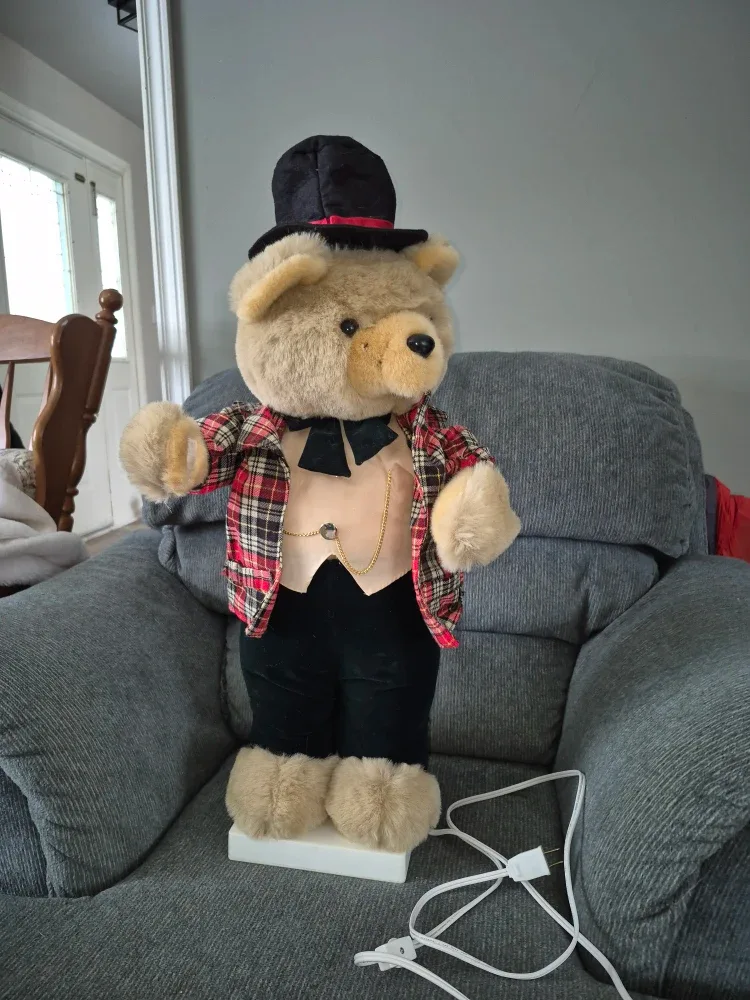 Animated Christmas Teddy Bear image indicator(2)