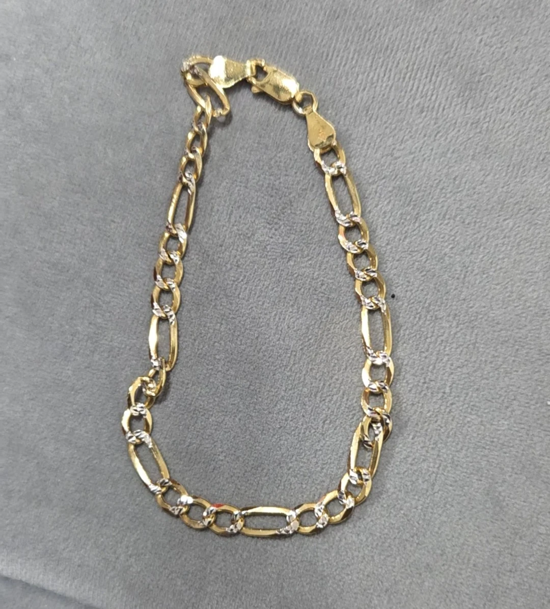 ITALY 925 Chain Bracelet  gold plate 9.25 - photo 2