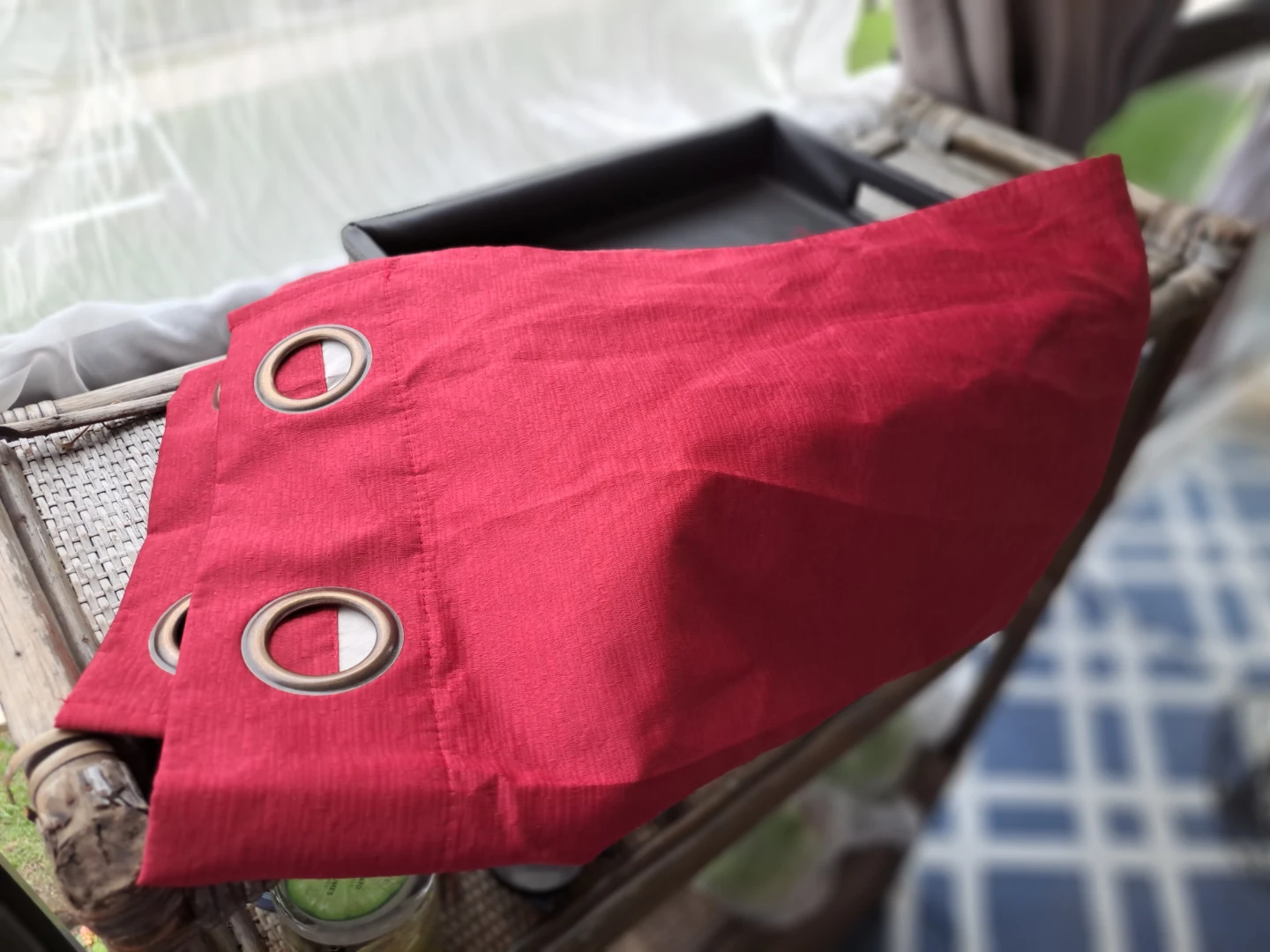 Red Curtains - Set of 4 - photo 2