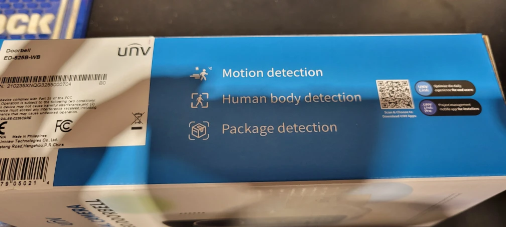 UNV ED-525B-WB Dual Camera Video Doorbell - New - photo 2