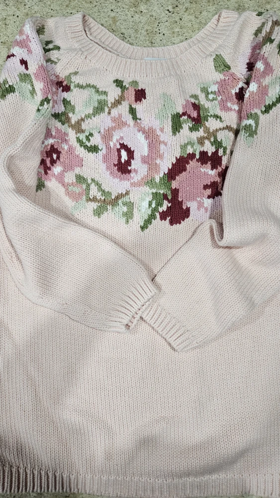 Together Floral Knit Sweater - Size 10 (8-10) - photo 3