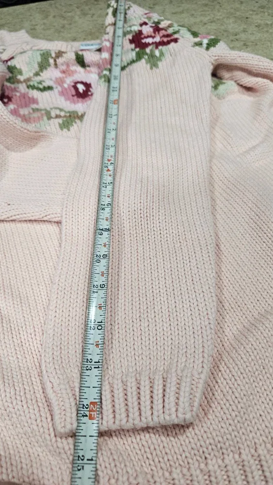 Together Floral Knit Sweater - Size 10 (8-10) image indicator(4)