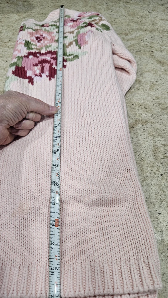 Together Floral Knit Sweater - Size 10 (8-10) - photo 5