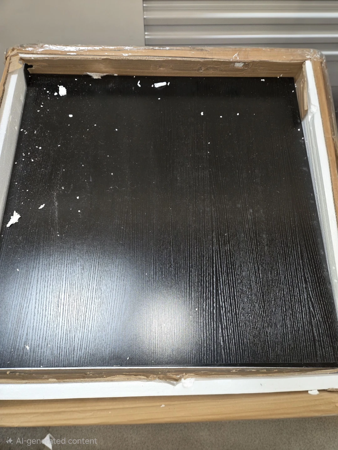 Baxton Studio Haben Coffee Table - Black/Oak Brown - photo 2