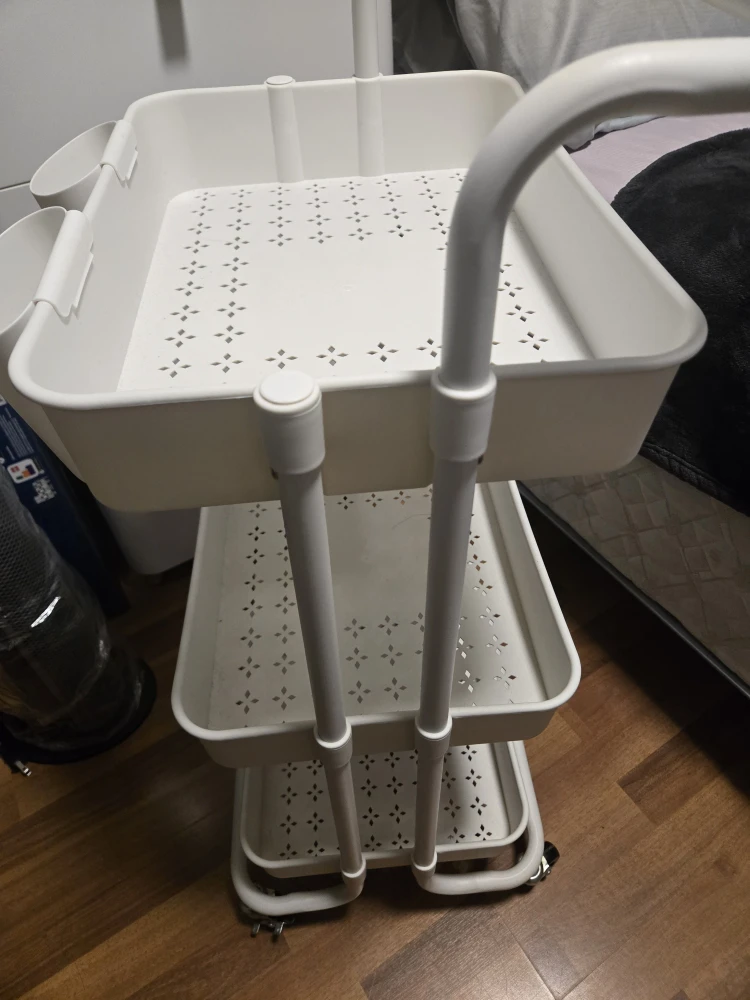 3-tier white trolley - photo 3