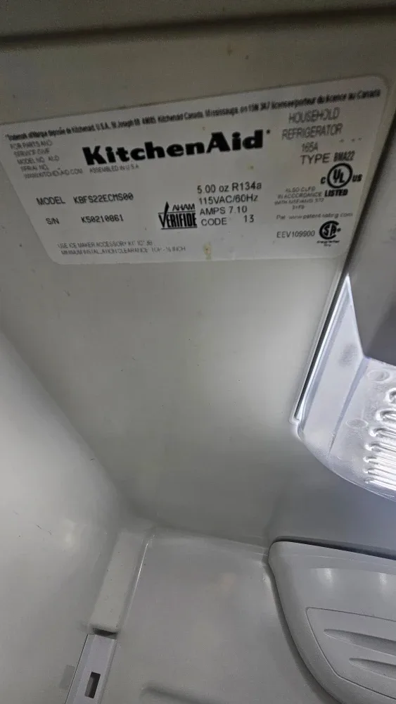 KitchenAid Stainless Steel Refrigerator KBF522ECMS00 image indicator(4)