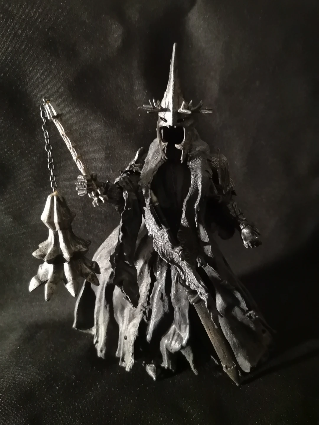 8" Morgul Lord Witch King of Angmar ~ 2003 LotR Figure - photo 4