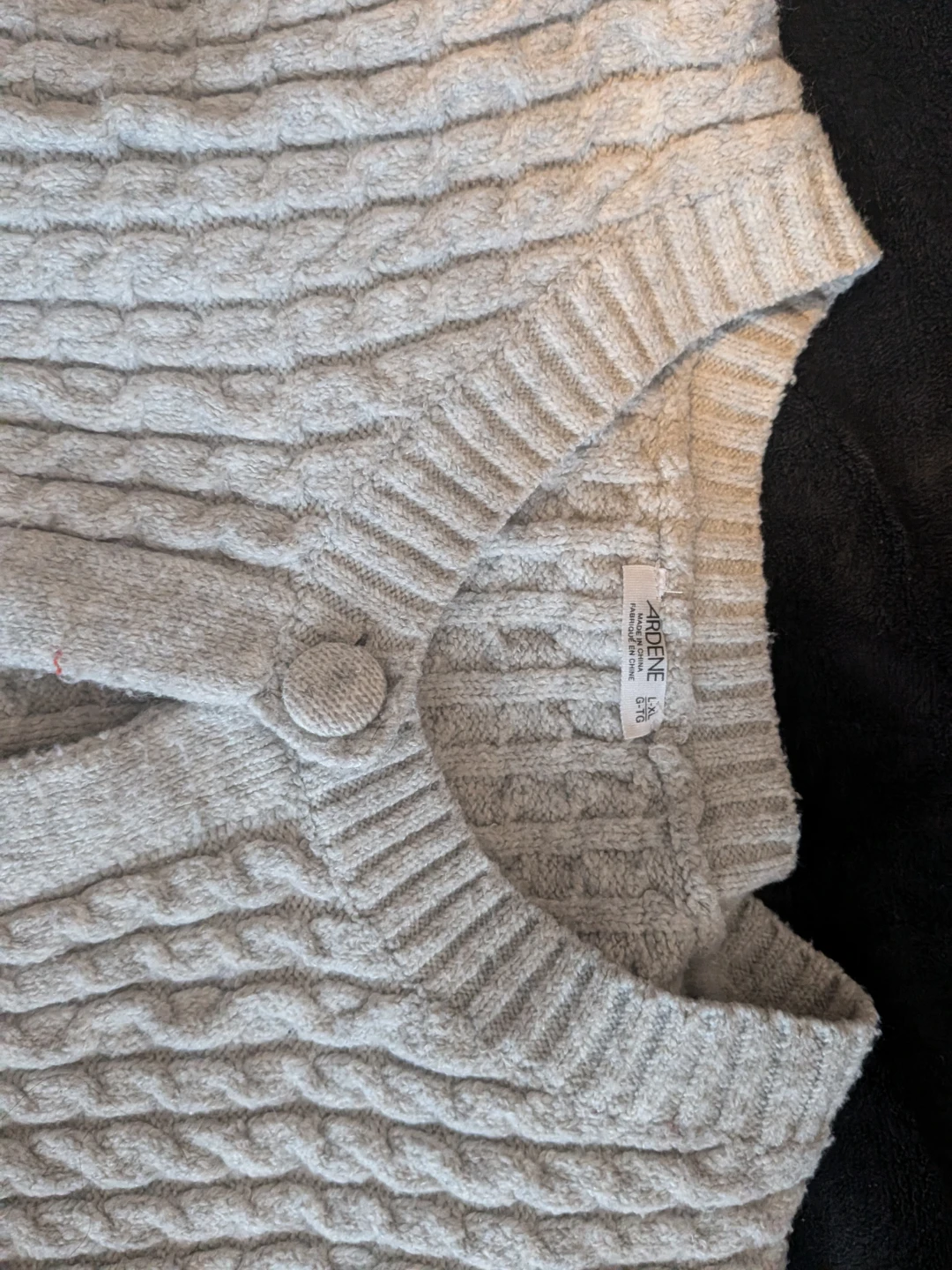 Ardene Grey Knit Cardigan - Size M/L