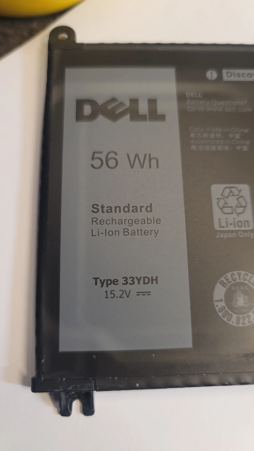 Dell 56Wh Laptop Battery - Type 33YDH - photo 2