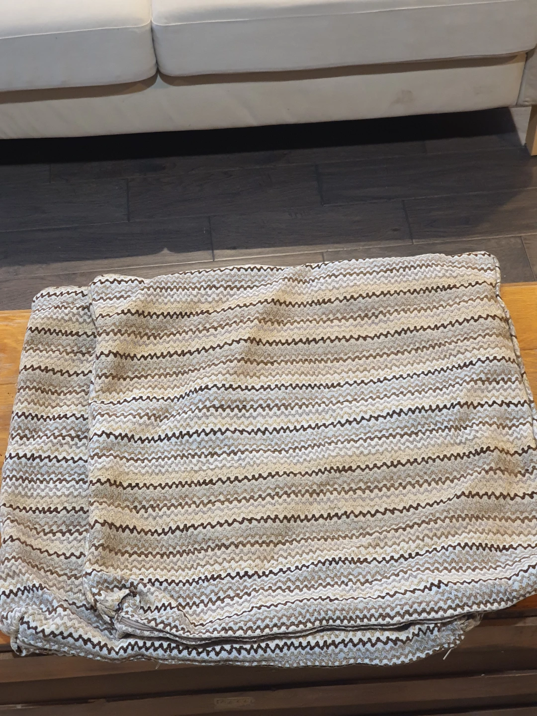 Striped Decorative Pillow Cover (2pcs) - photo 2