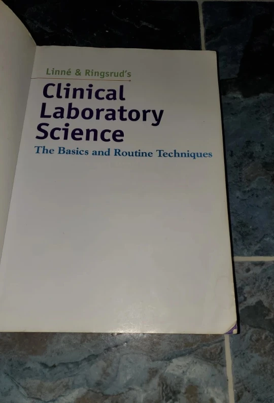 Linne and Ringsrud's Clinical Laboratory Science textbook - photo 3