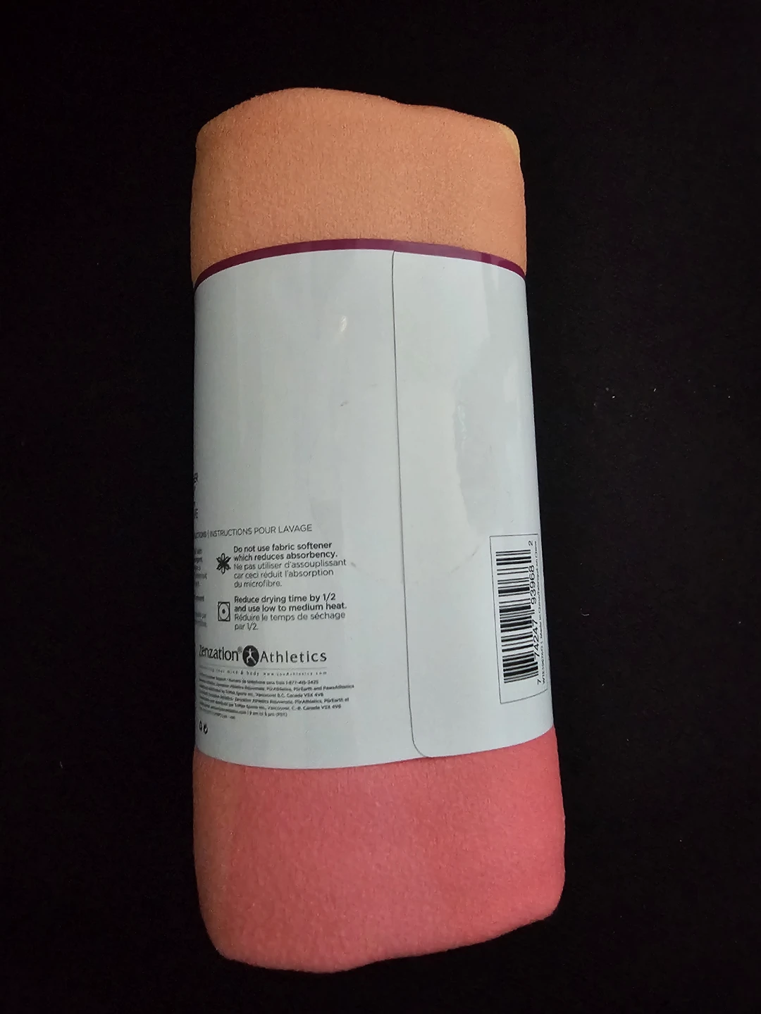 Zenzation Athletics Hot Yoga Mat and Gym Towel, Orange 🧘‍♂️ 🧘‍♀️ - photo 2