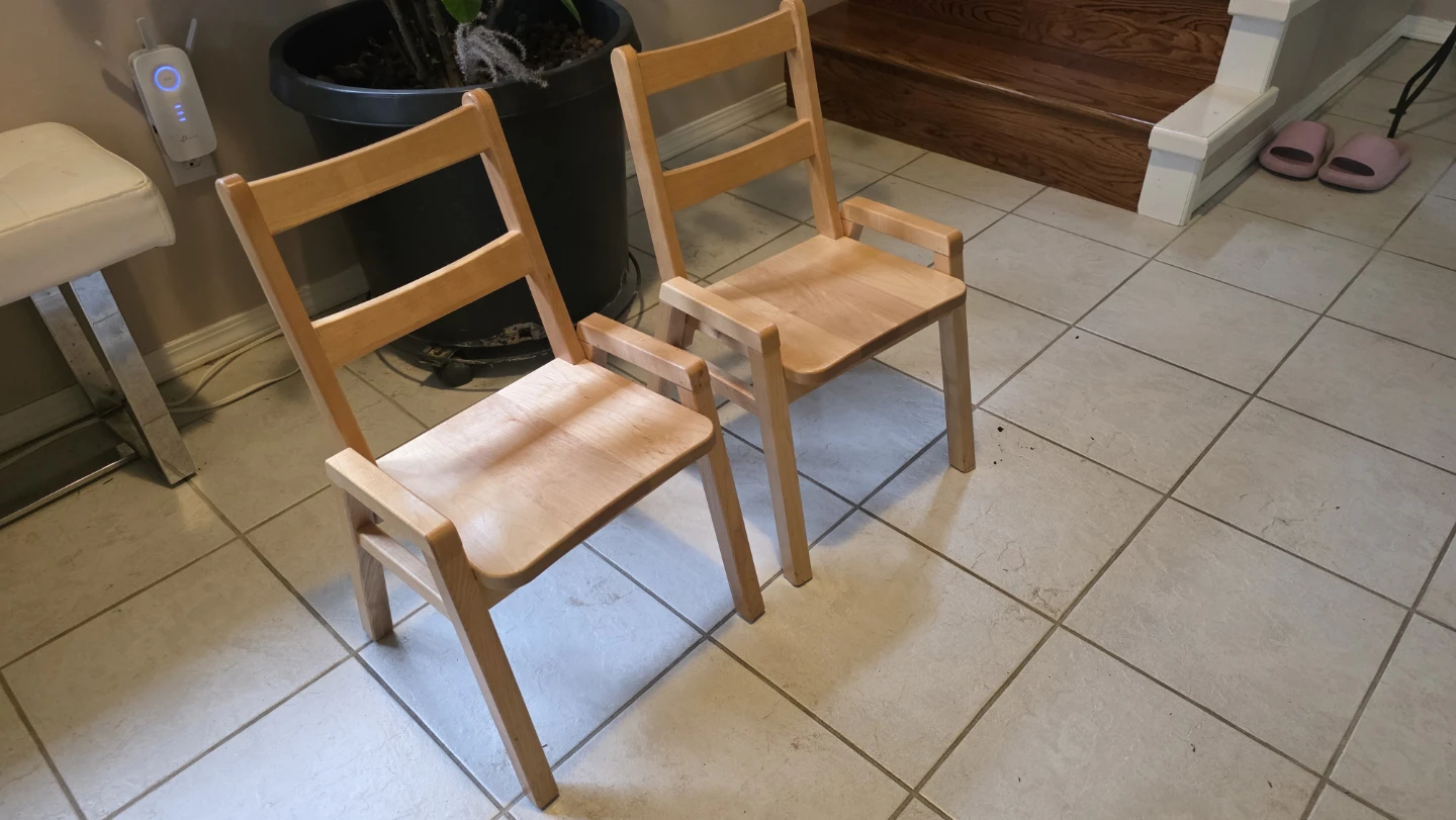 Wooden Child's Chair - Made in Canada