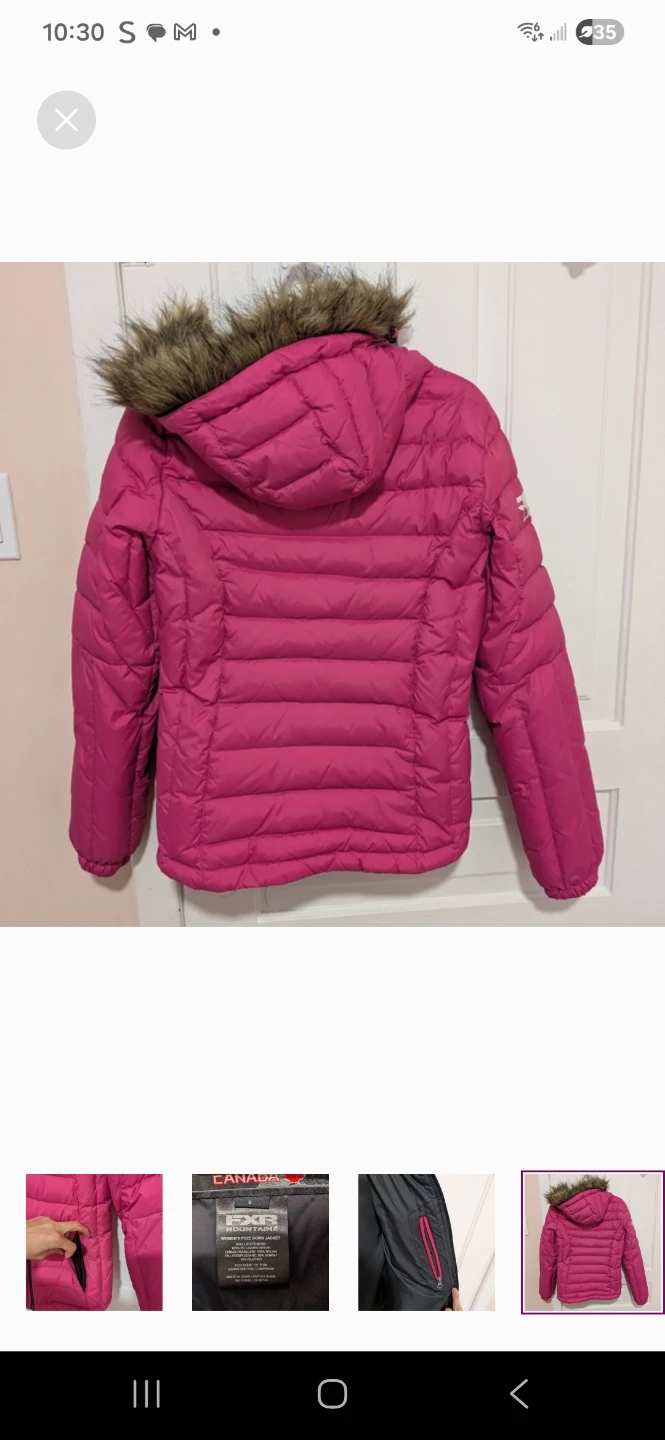 FXR Puffer Jacket - Pink, Size 6 - photo 2