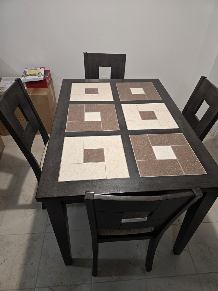 Dining Table with 4 Chairs - photo 2