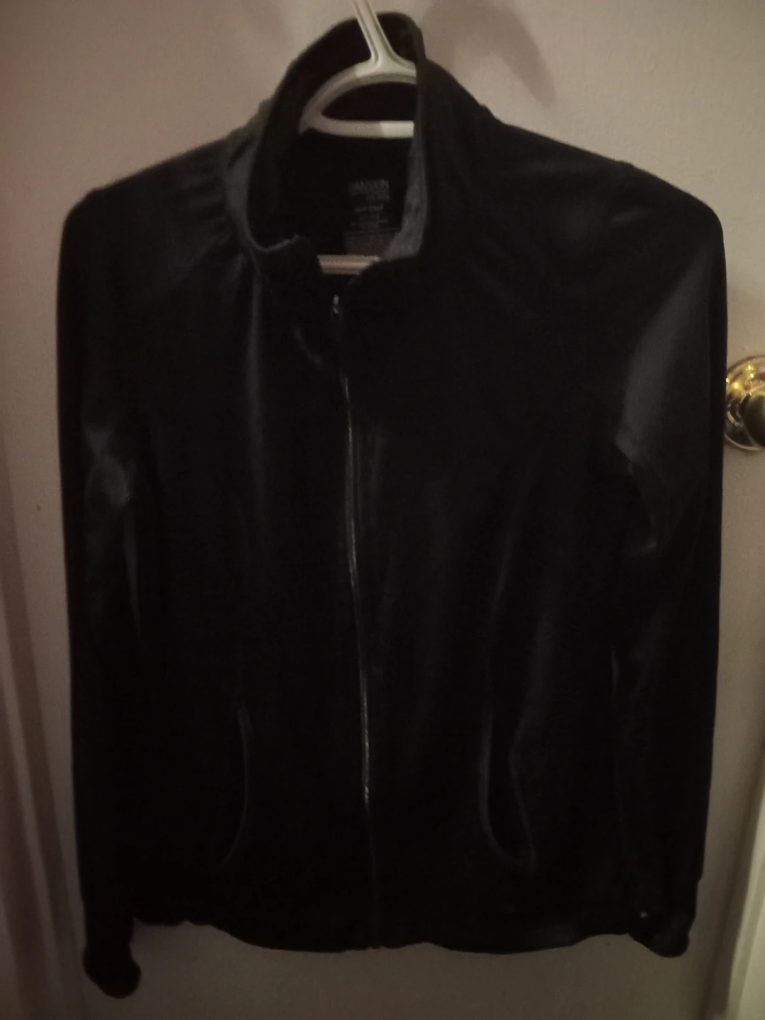 Danskin Now Black Semi-Fitted Jacket - Size S
