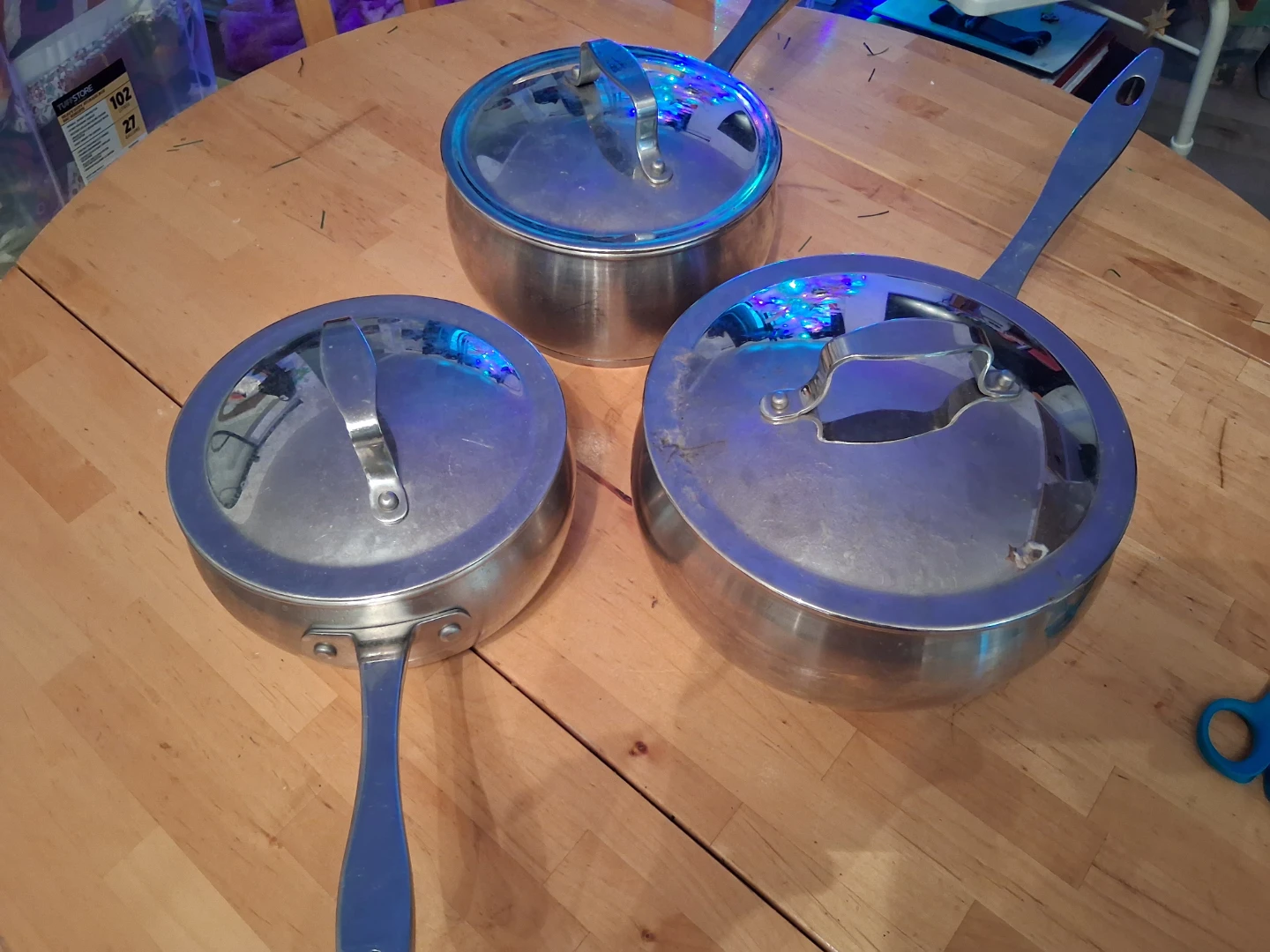 Stainless Steel Pot Set (3)
