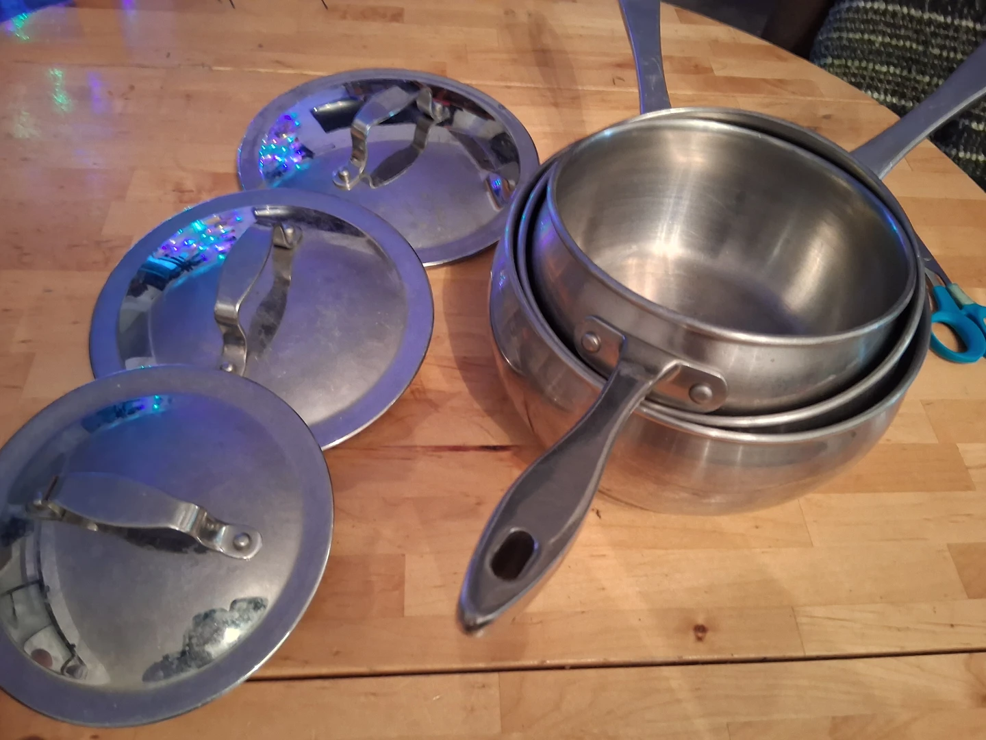 Stainless Steel Pot Set (3) - photo 3