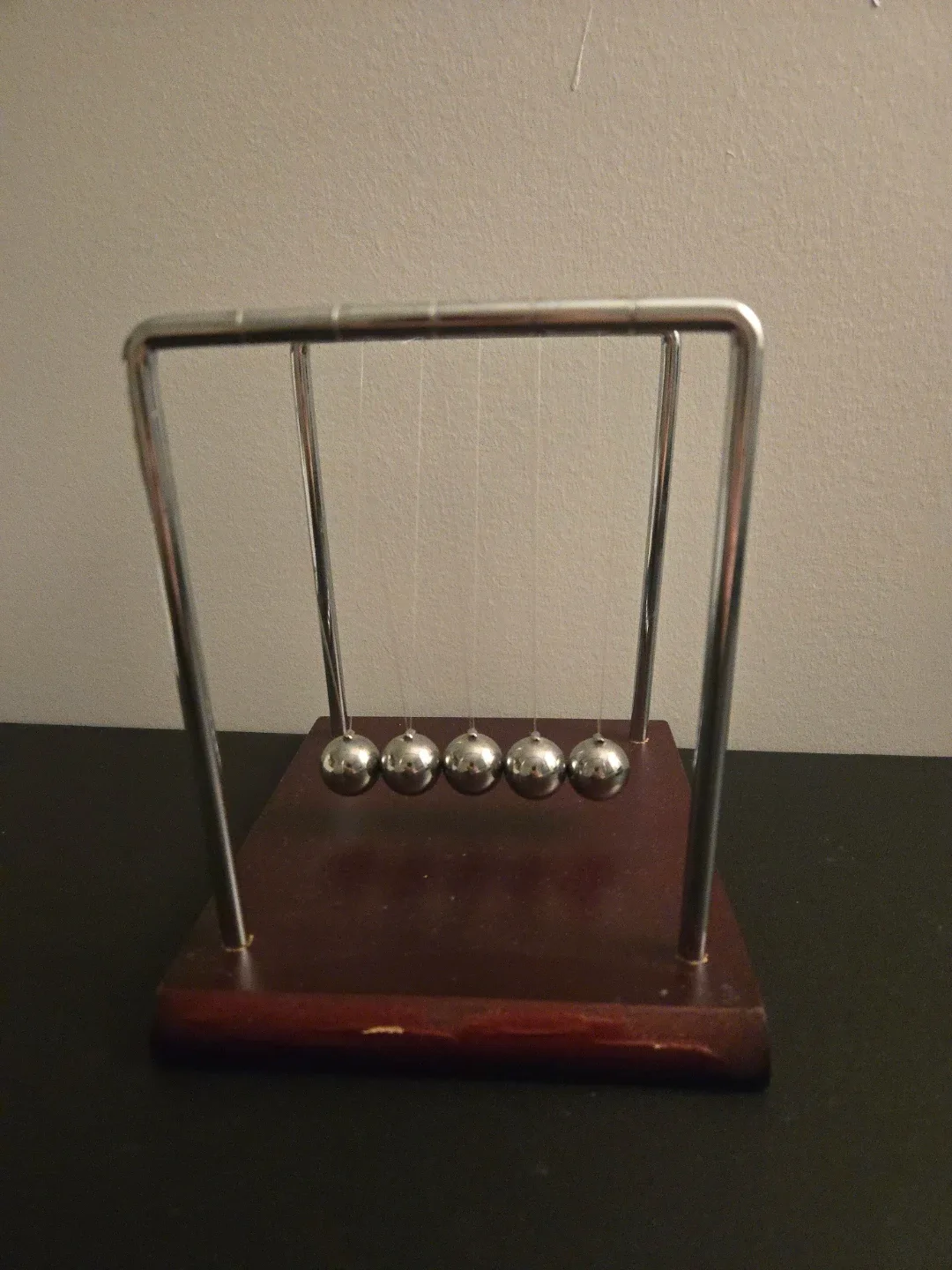 Newton’s Cradle Desk Toy – Used Condition