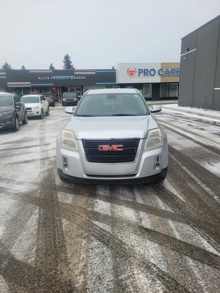 Silver GMC Terrain SUV