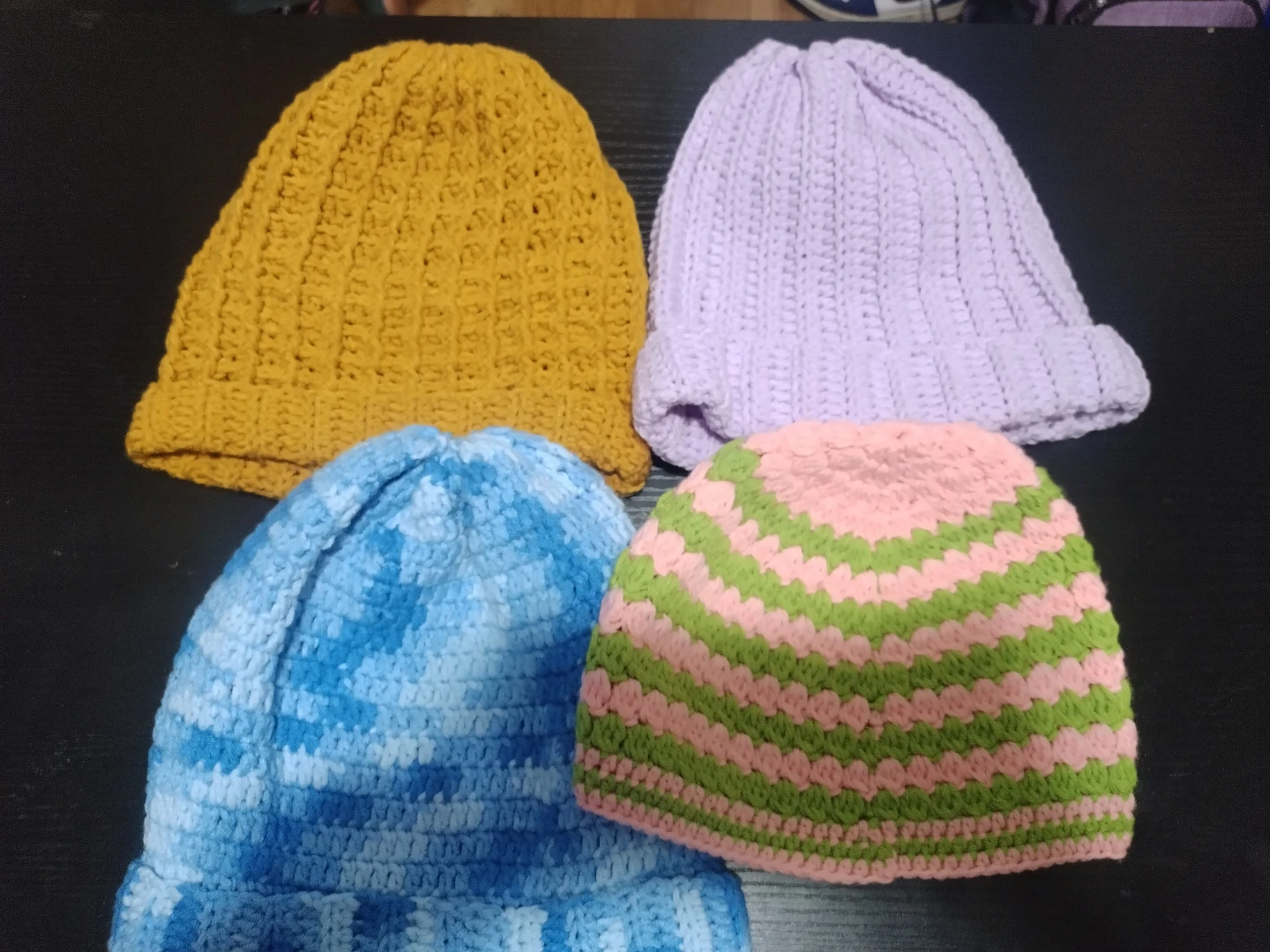 Handmade Crochet Beanies - Variety of Colors