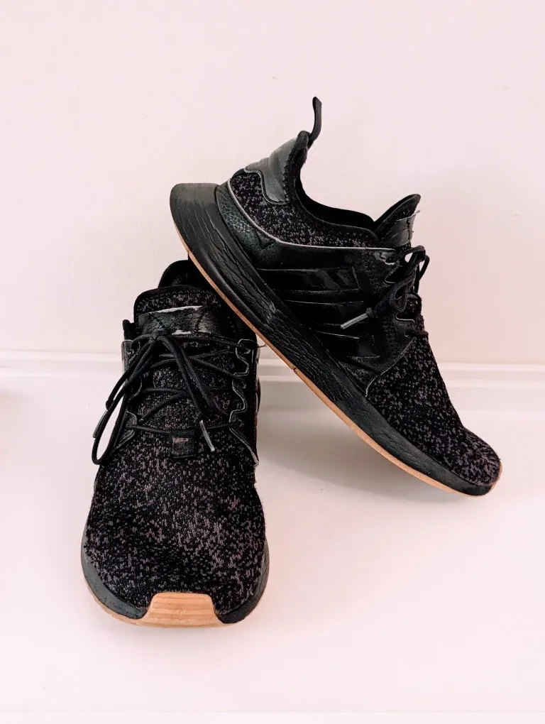 Adidas Black Running Shoes Size 8 #Cleanout