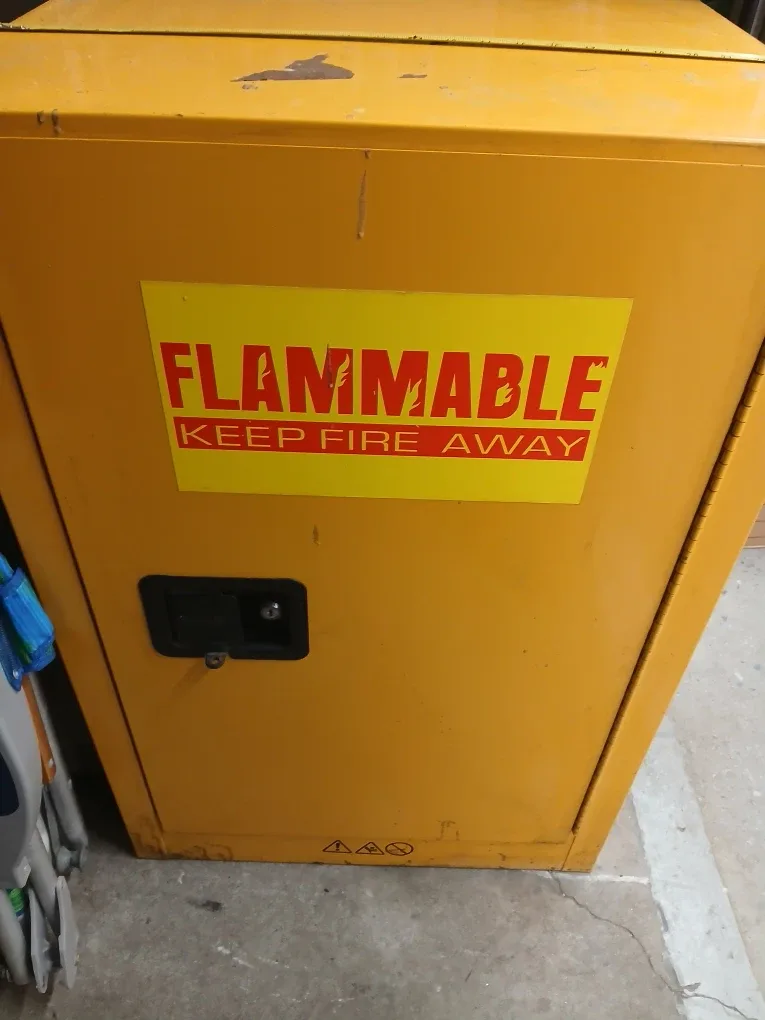 Yellow Flammable Storage Cabinet
