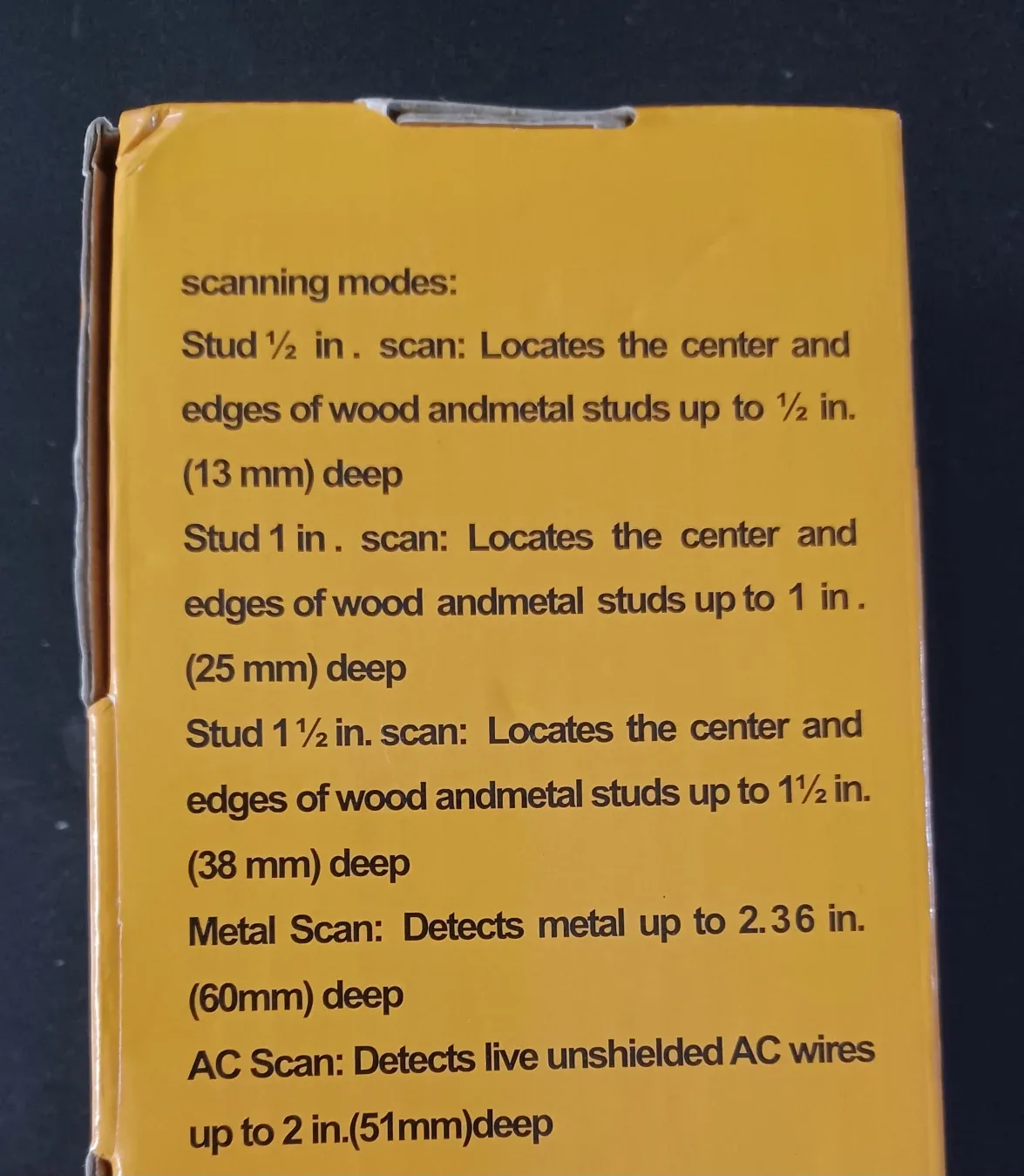 5-in-1 Stud Finder Wall Scanner image indicator(8)