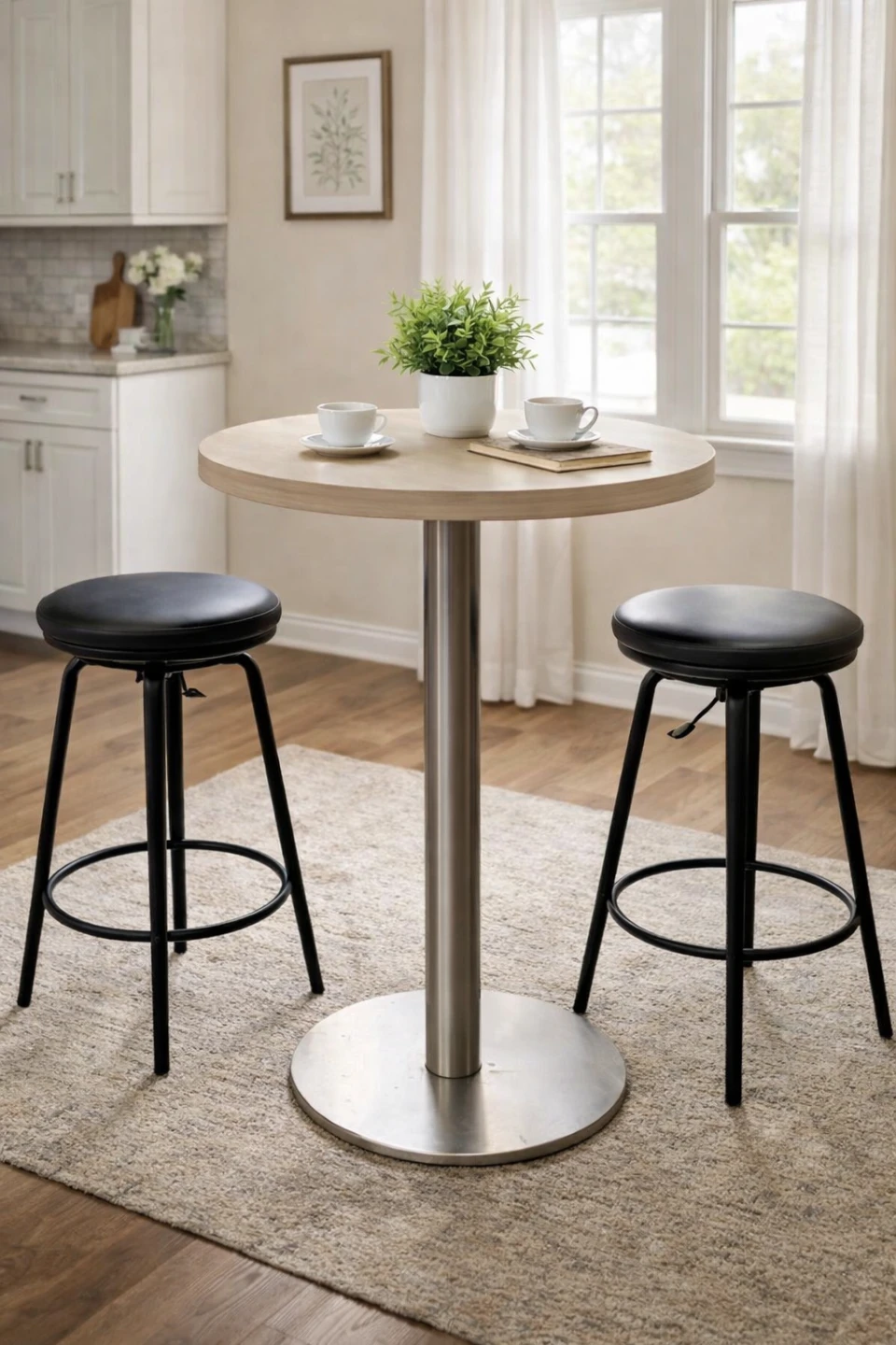 Tall Bistro / Pub-Style Table – Modern & Solid