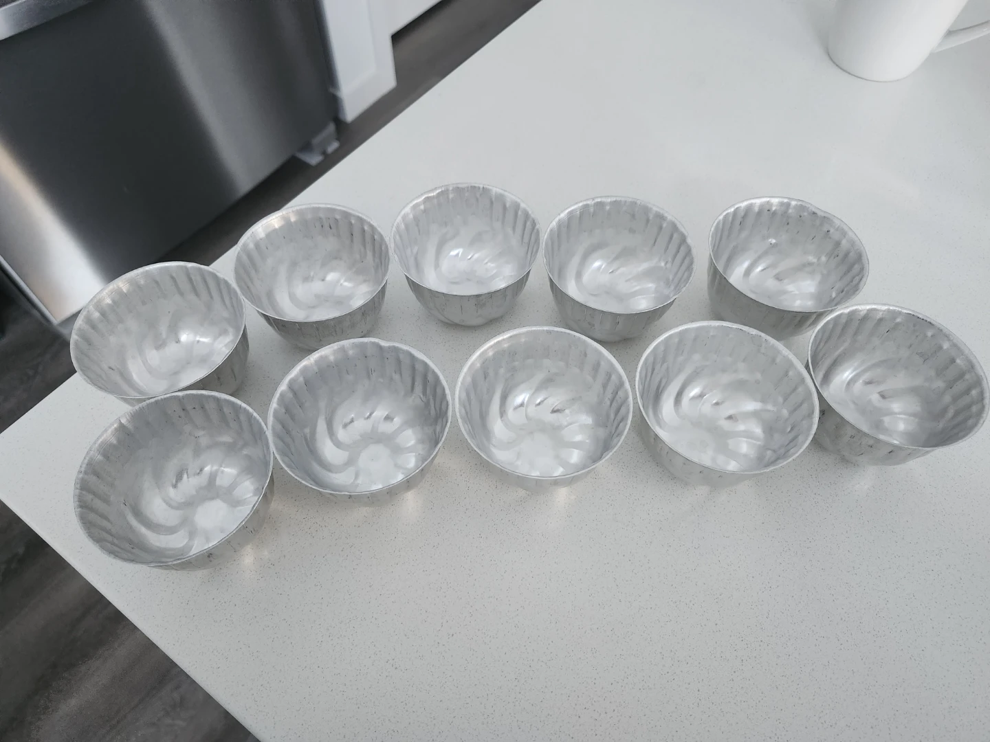Metal Mini Tart Molds - Set of 10