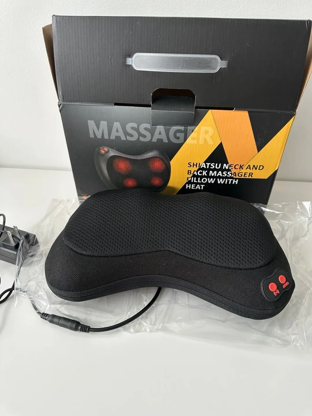 Shiatsu Neck & Back Massager Pillow with Heat