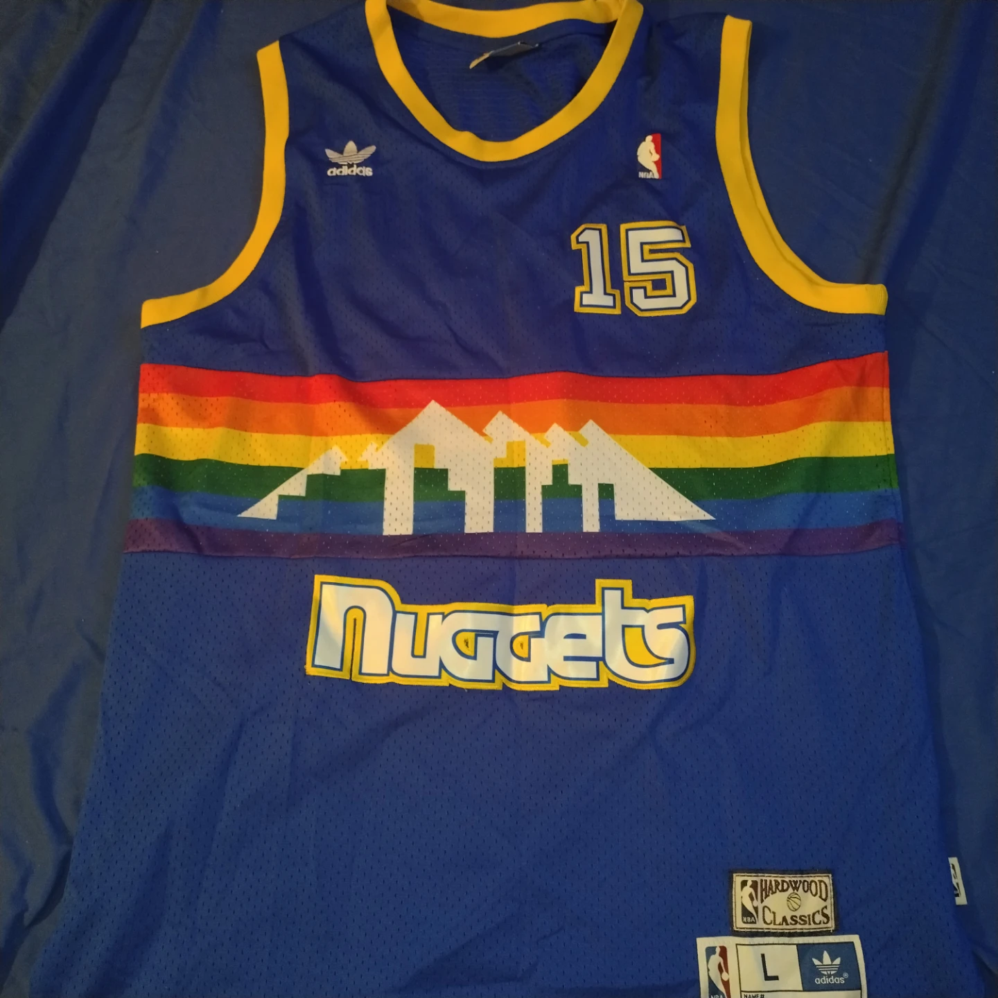 Adidas NBA Nuggets Anthony #15 Jersey - Size L