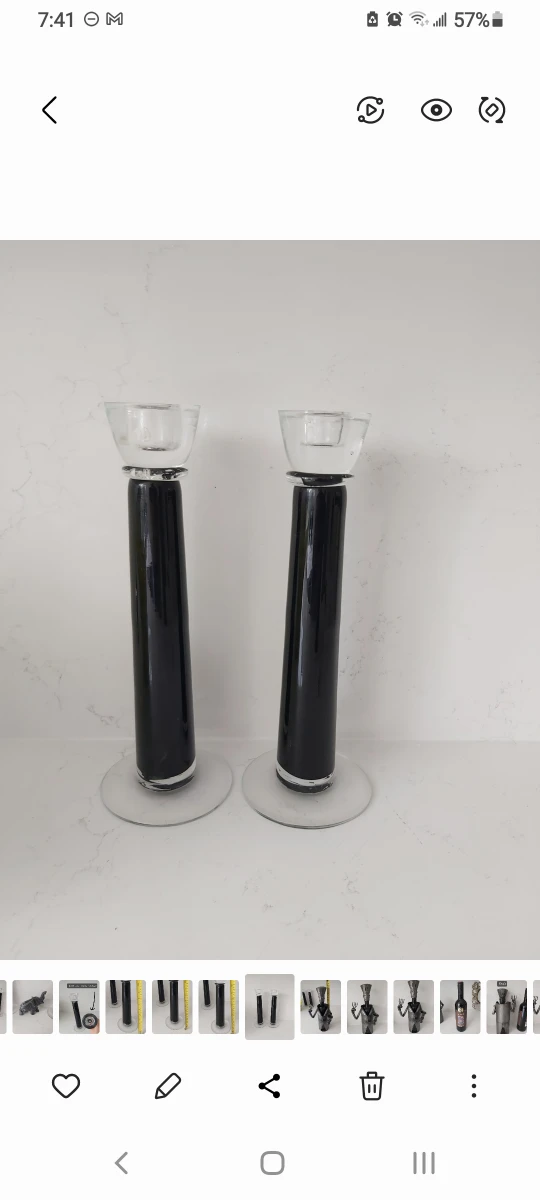 Candle holders, flower vase